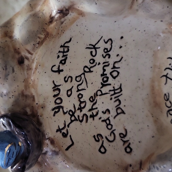 2003 Blue Sky Tea Light Holder. Ceramic - Picture 6 of 6